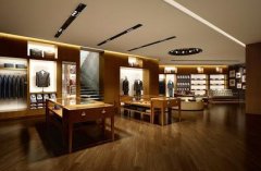 男裝展柜 木制烤漆男裝展示柜 五金鐵藝男裝展示架設計